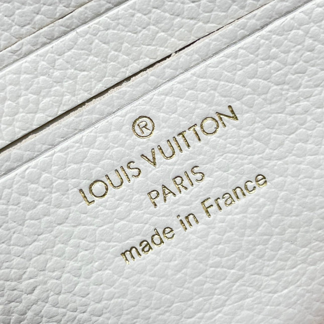 WALLET ON CHAIN IVY 23 IN WHITE PINK MONOGRAM EMPREINTE LEATHER