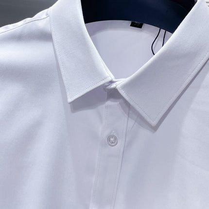 LV BASIC LONG-SLEEVED SHIRT WHITE COTTON 238818
