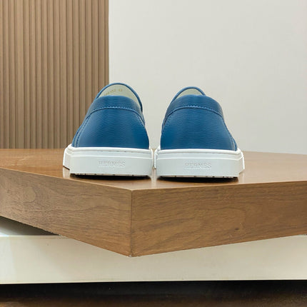HM GAME SLIP-ON SNEAKER COBALT CALFSKIN