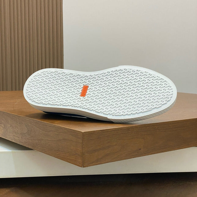 HM GAME SLIP-ON SNEAKER COBALT CALFSKIN