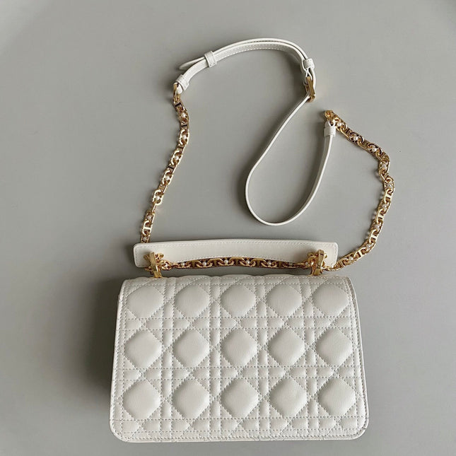 MINI JOLIE 22 BAG WHITE CALFSKIN