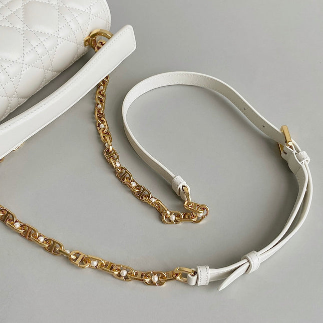MINI JOLIE 22 BAG WHITE CALFSKIN