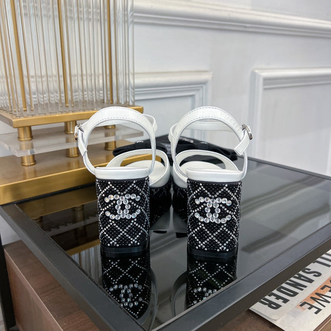 high slingbacks white lambskin
