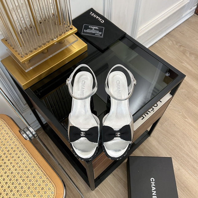 high slingbacks light gray lambskin