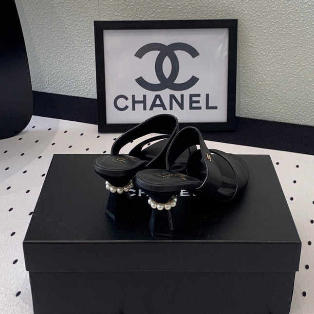 MULES black 1 LAMBSKIN