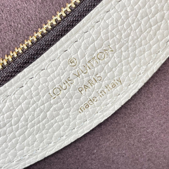 DIANE 23 IN CREAM MONOGRAM EMPREINTE LEATHER