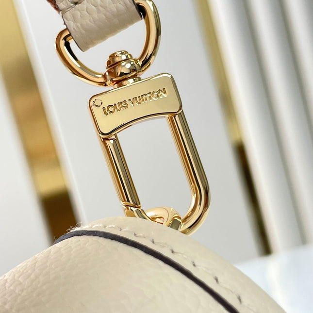 DIANE 23 IN CREAM MONOGRAM EMPREINTE LEATHER