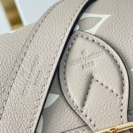 DIANE 23 IN TOURTERELLE WHITE MONOGRAM EMPREINTE LEATHER
