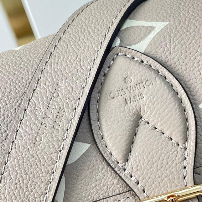 DIANE 23 IN TOURTERELLE WHITE MONOGRAM EMPREINTE LEATHER