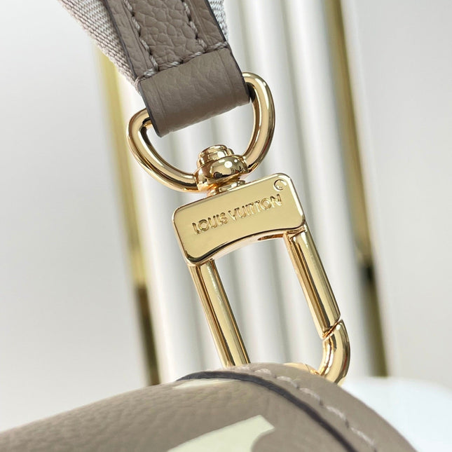 DIANE 23 IN TOURTERELLE WHITE MONOGRAM EMPREINTE LEATHER
