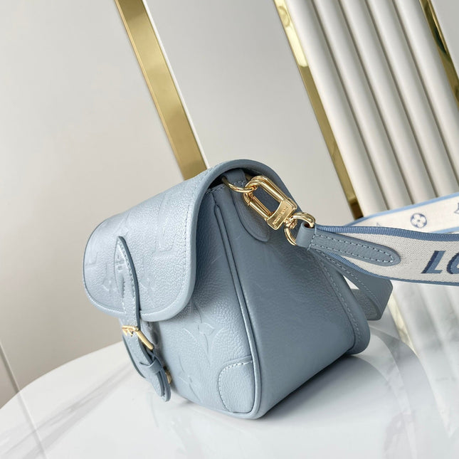 DIANE 23 IN BEAU BLUE MONOGRAM EMPREINTE LEATHER