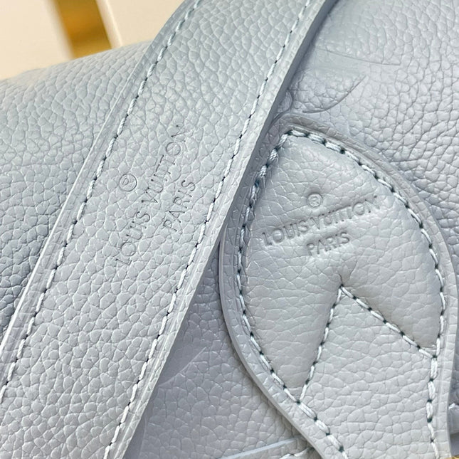 DIANE 23 IN BEAU BLUE MONOGRAM EMPREINTE LEATHER