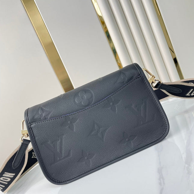 DIANE 23 IN BLACK MONOGRAM EMPREINTE LEATHER