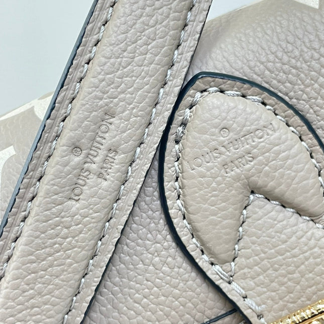 NANO DIANE 19 IN TOURTERELLE WHITE MONOGRAM EMPREINTE LEATHER