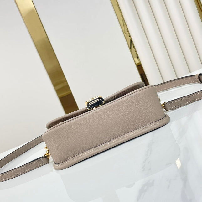 NANO DIANE 19 IN TOURTERELLE WHITE MONOGRAM EMPREINTE LEATHER