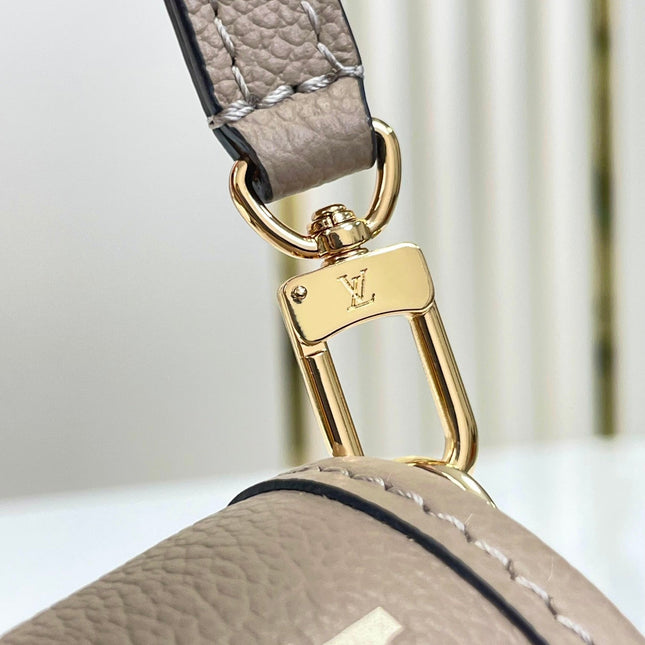 NANO DIANE 19 IN TOURTERELLE WHITE MONOGRAM EMPREINTE LEATHER