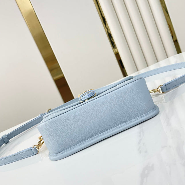 NANO DIANE 19 IN BEAU BLUE MONOGRAM EMPREINTE LEATHER