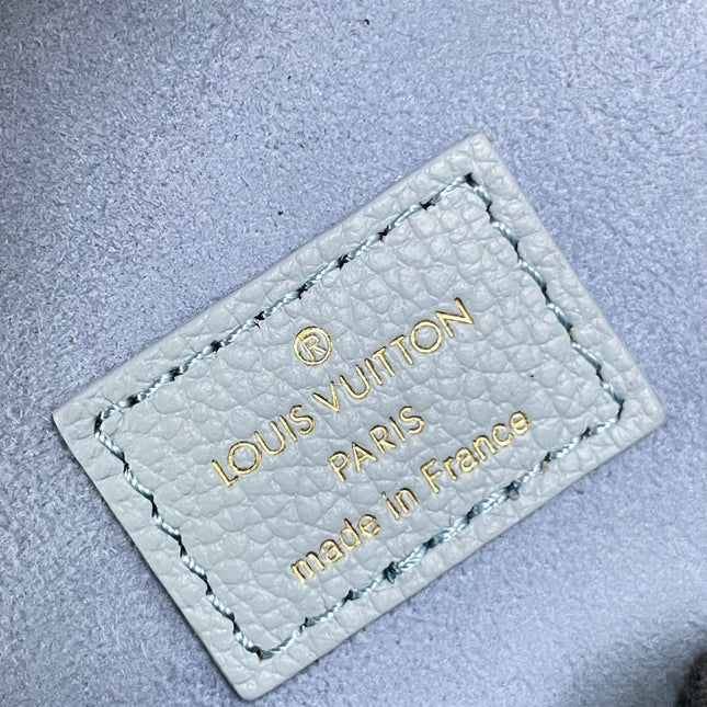 NANO DIANE 19 IN BEAU BLUE MONOGRAM EMPREINTE LEATHER