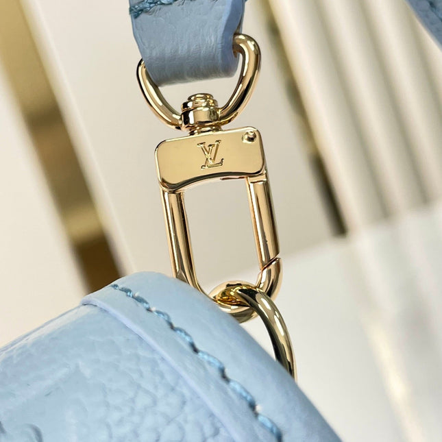 NANO DIANE 19 IN BEAU BLUE MONOGRAM EMPREINTE LEATHER