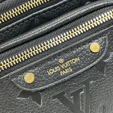 MINI BUMBAG 17 IN BLACK MONOGRAM EMPREINTE LEATHER GOLD HARDWARE