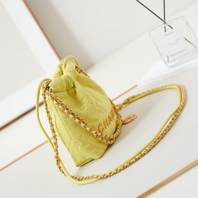 CC CLASSIC MINI 20 BAG IN YELLOW CORN CANVAS