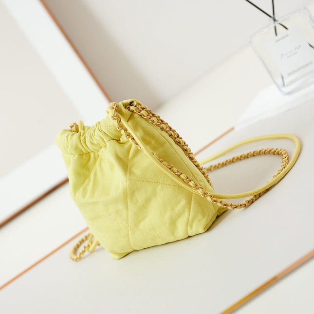 CC CLASSIC MINI 20 BAG IN YELLOW CORN CANVAS