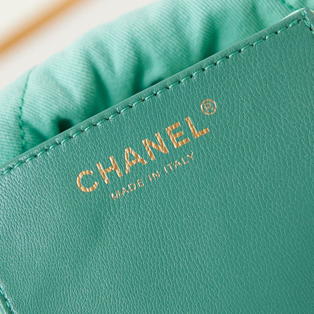 CC CLASSIC MINI 20 BAG IN TIFFANY BLUE CANVAS