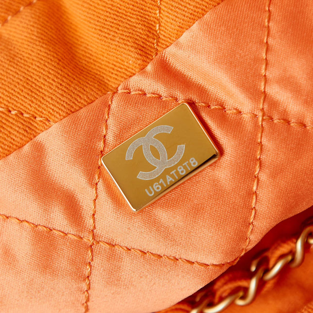 CC CLASSIC MINI 20 BAG IN SAFETY ORANGE CANVAS