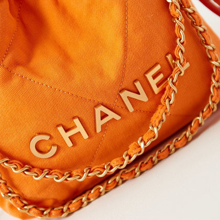 CC CLASSIC MINI 20 BAG IN SAFETY ORANGE CANVAS