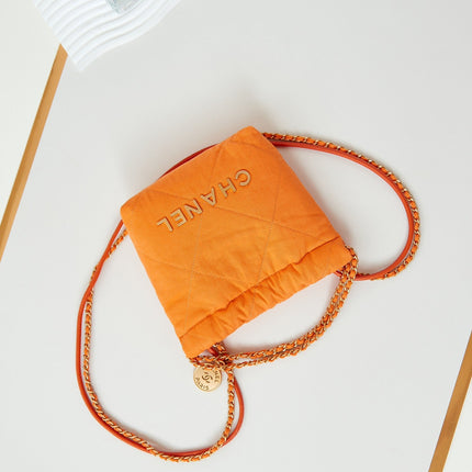 CC CLASSIC MINI 20 BAG IN SAFETY ORANGE CANVAS
