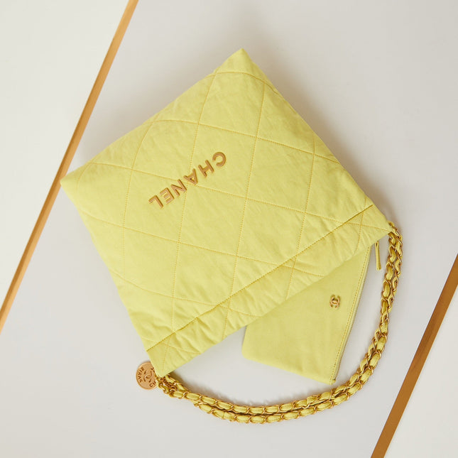 CC CLASSIC MEDIUM 37 BAG IN YELLOW CORN CANVAS
