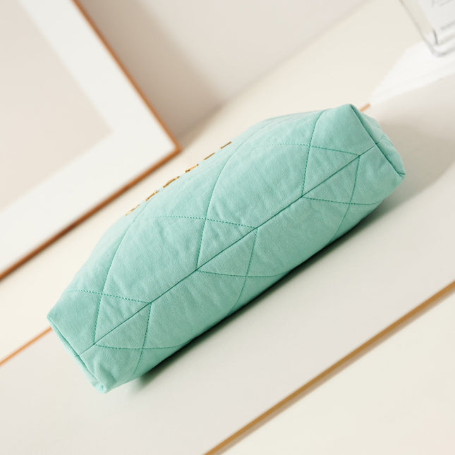 CC CLASSIC MEDIUM 37 BAG IN TIFFANY BLUE CANVAS