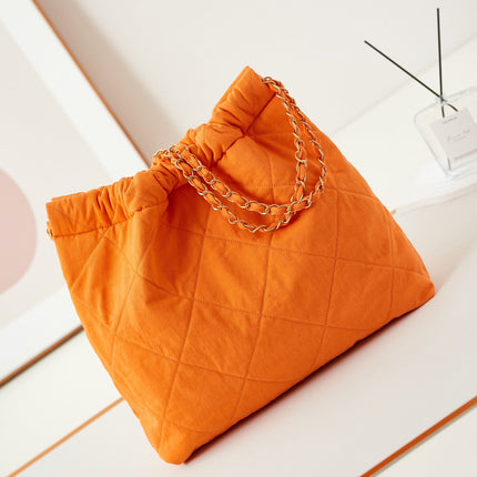 CC CLASSIC MEDIUM 37 BAG IN SAFETY ORANGE CANVAS