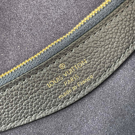 DIANE 23 IN DARK NAVY CREAM MONOGRAM EMPREINTE LEATHER