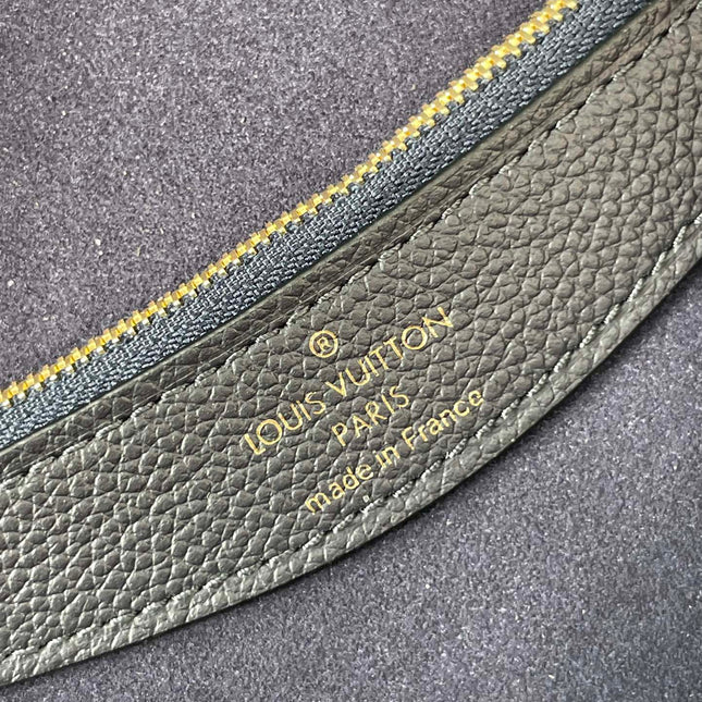 DIANE 23 IN DARK NAVY CREAM MONOGRAM EMPREINTE LEATHER