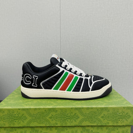 GG  Screener With Web Neoprene Low Top Sneakers Black