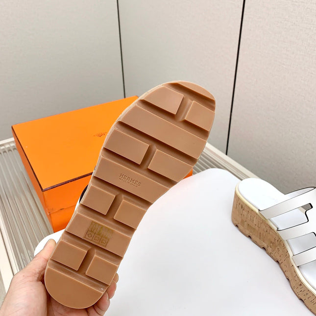 ISABELLA 30 SANDAL IN WHITE CALFSKIN