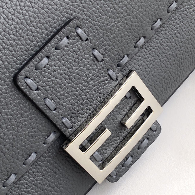 Fend Baguette 27 Bag Black Calfskin Shw