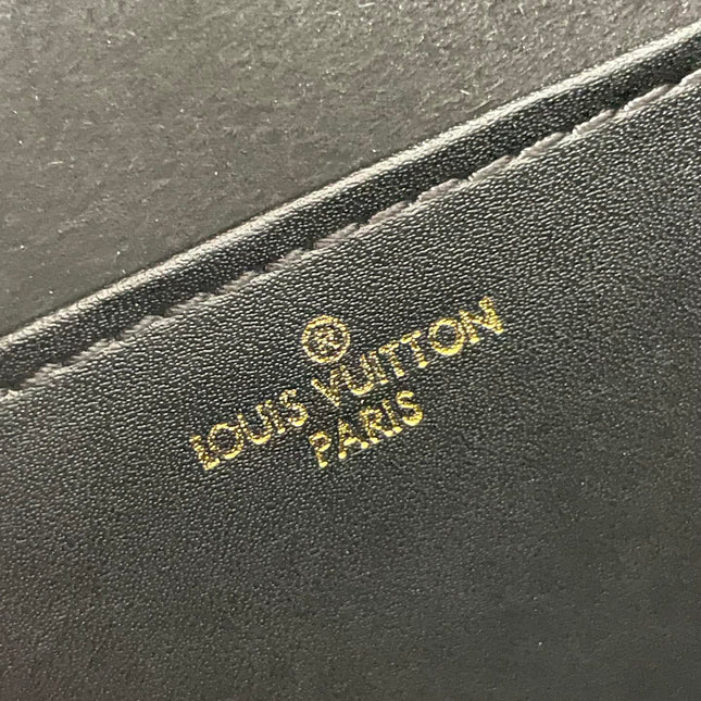 TILSITT 24 IN BROWN MONOGRAM AND MONOGRAM REVERSE CANVAS GOLD BUCKLE