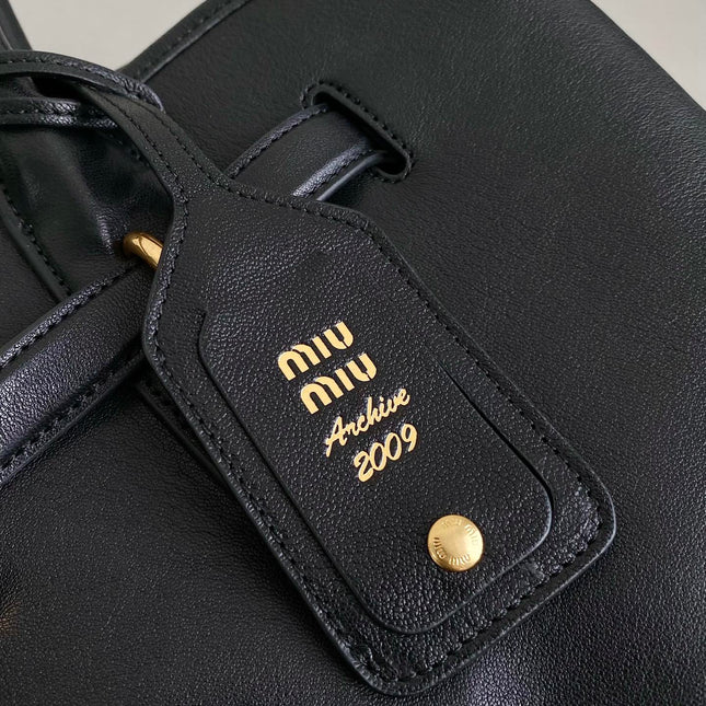 LARGE HANDBAG 40 IN BLACK CALFSKIN