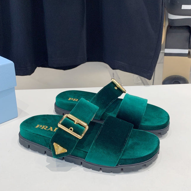 PRA SLIDES SANDALS OCEAN VELVET