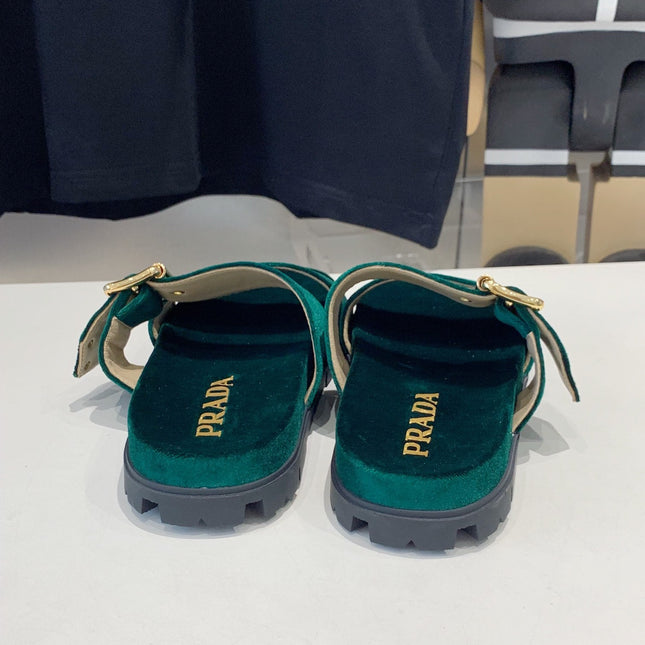 PRA SLIDES SANDALS OCEAN VELVET