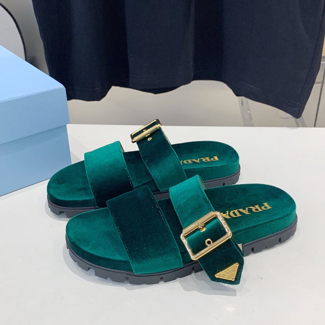 PRA SLIDES SANDALS OCEAN VELVET