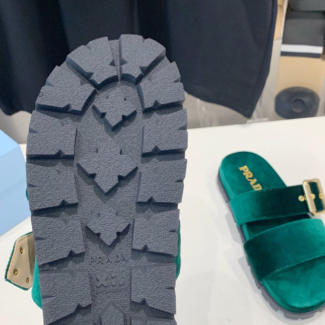 PRA SLIDES SANDALS OCEAN VELVET