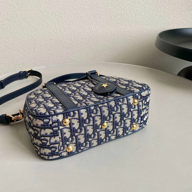 MEDIUM D-VIBE BOWLING BAG 25 BLUE JACQUARD