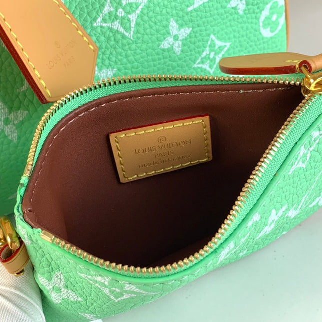 SPEEDY P9 BANDOULIÈRE 25 IN EMERALD GREEN MONOGRAM CALFSKIN