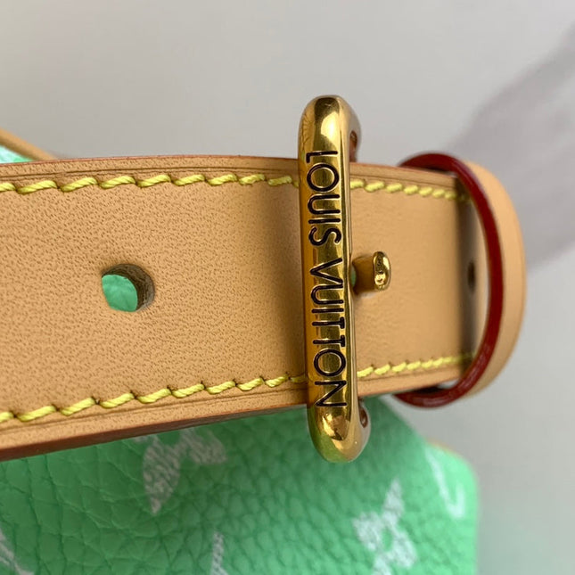 SPEEDY P9 BANDOULIÈRE 25 IN EMERALD GREEN MONOGRAM CALFSKIN