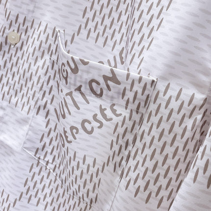 LV LONG-SLEEVED SHIRT IN WHITE DAMIER COTTON 238802