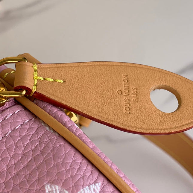 SPEEDY P9 BANDOULIÈRE 40 IN FLAMINGO PINK MONOGRAM CALFSKIN