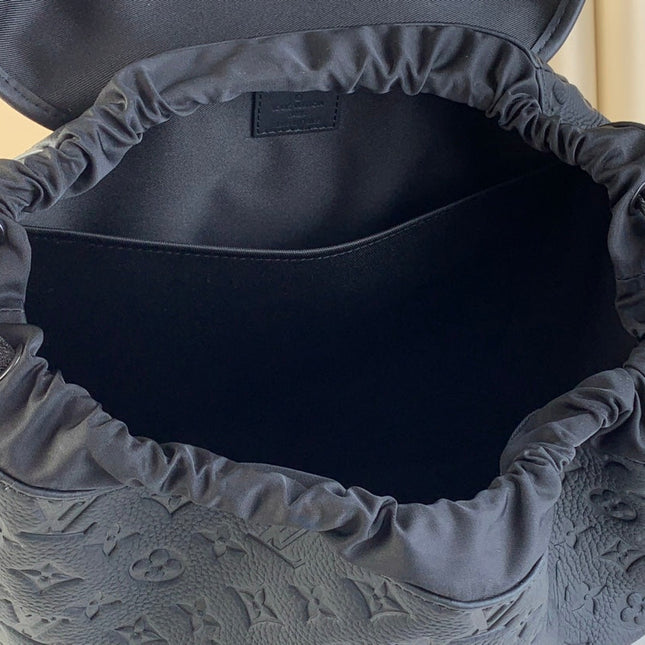 MONTSOURIS BACKPACK 40 IN BLACK MONOGRAM TAURILLON
